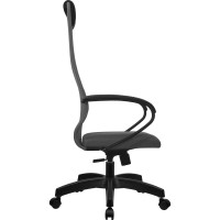 Кресло МЕТТА su-b-8, подлокотники 130, основание 001, светло-серый/светло-серый z312454475