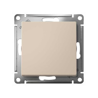 1-клавишный выключатель Systeme Electric Atlasdesign песочный сх.1, 10ах ATN001211