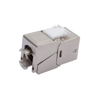 Модуль keystone DKC rj45 cat6 экранированный(stp), 90 градусов, серебристый(форм-фактор s19) RNK6F90TL