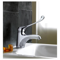 Смеситель для умывальника D-Lin с хирургической ручкой, хром D110427-6