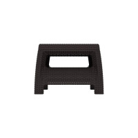 Садовый стол WORKY ротанг, 76.5x57x42 см, мокко ARD257735