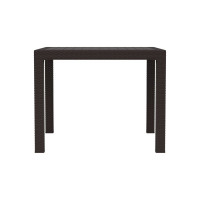 Садовый стол WORKY ротанг, 94x94x74 см, мокко ARD257736