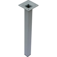 Ножка Tech-Krep металл, квадрат, нерегулируемая, 25x25x300 мм, серая- накл. 151275
