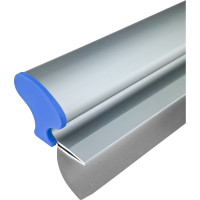 Шпатель-правило vertextools 1200мм, толщина 0,5мм, алюминевый+нержавеющая сталь 1607-1200