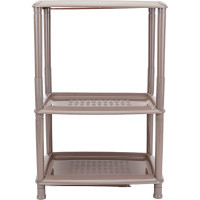 Универсальная этажерка Martika Джета 3 полки коричнево-серая С741КСЕР