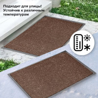 Входной ворсовый влаго-грязезащитный коврик ЛАЙМА 602868