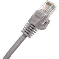 Шнур NIKOMAX U/UTP 4 пары, Кат.5e, 2хRJ45/8P8C, T568B, 7x0,175мм, LSZH, серый, 0,3м NMC-PC4UD55B-ES-003-C-GY