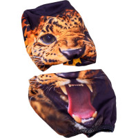 Чехол подголовника SKYWAY леопард, M S05801016