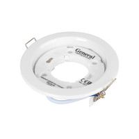 Встраиваемый светильник General Lighting Systems GX53, 108х38мм, белый, IP20 GCL-GX53-H38-W 431400