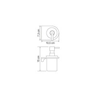 Дозатор для жидкого мыла WasserKRAFT Kammel K-8399WHITE