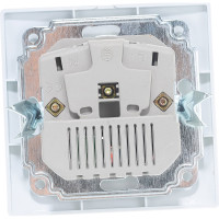 Розетка Jilion 1 гнездо с заземлением с USB, белый 9533166