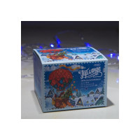 Гирлянда-нить Luazon ECO, IP20, 2 м, Н.С. LED-20-4.5 V, 3*АА (в комплект не входят), 2 режима, СИНИЙ 806819