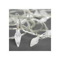 Гирлянда-нить Luazon, 5 м, с насадками Шишки, Н.С. LED-20-220V, мигание, МУЛЬТИ 185508
