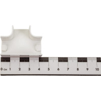 T-образный угол EKF PROxima Plast, 4шт белый tchw-16-16x4