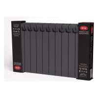 Биметаллический радиатор RIFAR MONOLIT 500 Титан 12 секц. бок. R-MN-500-12-TI