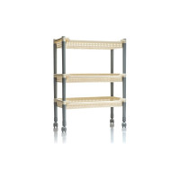 Узкая этажерка Полимербыт Флер 3 секции 4338300