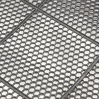 Коврик-дорожка SUNSTEP ПВХ Ячейка 0.9х12 м, серый 39-651