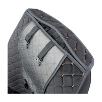 Накидки на передние сиденья CarPerformance, 2 шт. материал алькантара CUS-1012 BK/BE