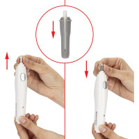 Электрический ластик BRAUBERG ULTRA аккумулятор, зарядка USB, 16 сменных ластиков-насадок, 229609