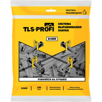 Система выравнивания плитки клинья 100 шт TLS-Profi TLSZA072022