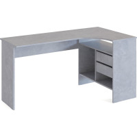Письменный стол СОКОЛ СПм-25 правый, бетон 00-00011531