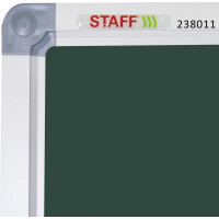 Магнитная доска для мела Staff 3-х элементная, 100x150/300 см, дополнительная линия/клетка, зеленая 238011