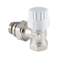 Термостатический клапан радиатора PROFACTOR угловой, с преднастройкой и уплотнением, 1/2 PF RVT 982UR