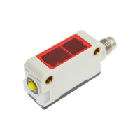 Оптический датчик ретрорефлекторный Lanbao PSE-PM3DPBR-E3, Sn=3000 мм, PNP NO/NC (Програм)10...30DC, разъем М8, 07-00035358