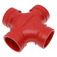 Муфтовая крестовина GROOVEX 2", 60 мм, ДУ 50 мм KM60