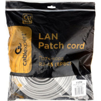 Патч-корд Cablexpert LSZH медный UTP кат.5e, 20м, литой, многожильный (серый), PP30-20M