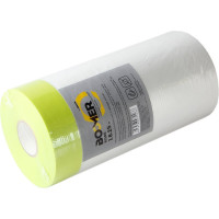 Маскирующая пленка BOOMER hdpe с клейкой лентой, 1.8x25 м, термостойкость до +100с 80180
