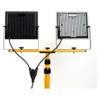 Прожектор на штативе FERON 2х100W 6400К 220V черный IP65, LL-505 48506