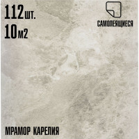 Самоклеящаяся ПВХ плитка LAKO карелия, 32 класс, толщина 2 мм, 10.08 м² LKD-560-1-MEGA112