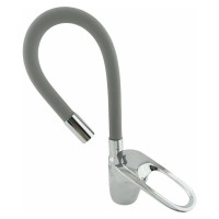 Смеситель для кухни D-Lin с гибким силиконовым изливом, серый D150628-2C