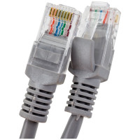 Патч-корд Ripo utp cat 5e, rj45, 3 м, серый 003-300007