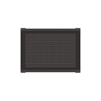 Садовый стол WORKY ротанг, 76.5x57x42 см, мокко ARD257735