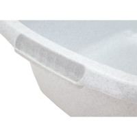 Таз Martika Водолей овальный 24л мрамор С623МРА