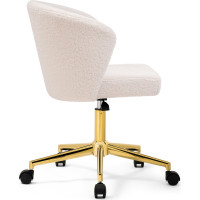 Компьютерное кресло Woodville Lika white teddy 15528