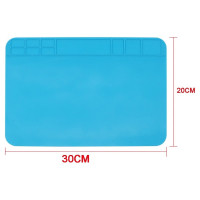 Термостойкий коврик для пайки и ремонта S110 (300x200 мм) QUICKO QTS110