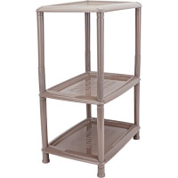 Универсальная этажерка Martika Джета 3 полки коричнево-серая С741КСЕР