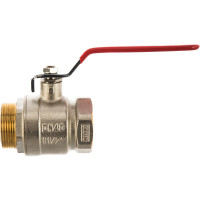 Шаровой кран Terma RED 1.1/2 в/н ручка 26141