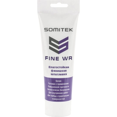 Влагостойкая финишная шпатлевка SOMITEK fine wr 36014