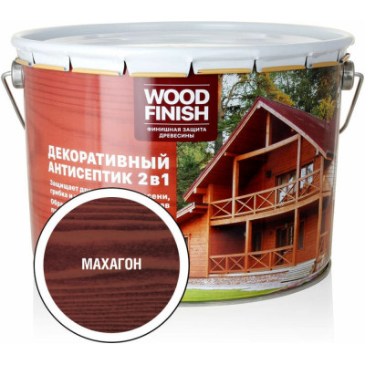 Декоративный антисептик для дерева ЗАО Декарт WOOD FINISH 28483