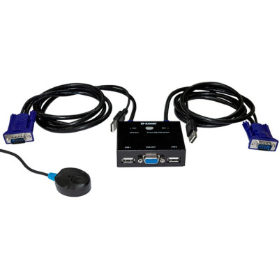 Двухпортовый kvm-переключатель d-link KVM-221/C1A