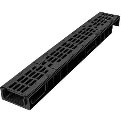 Ecoteck Лоток STANDART 100.65 h69 с решеткой 100 чугунной, кл.С250 46616