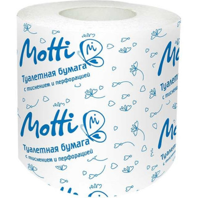 Motti Т/бумага в рул. 1-сл, 54м, белая 17г/м.кв 105472