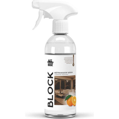 CleanBox Нейтрализатор запаха освежитель воздуха с ароматом апельсина block 0,5л 303051 1303051