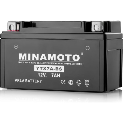 MINAMOTO Мотоаккумулятор YTX7A-BS 7501