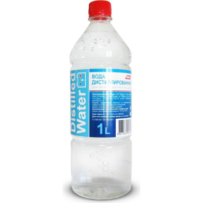 tekom Вода дистиллированная Distilled water 1л ПЭТ бутылка 4607066980343