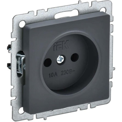 Одноместная розетка IEK Brite рс10-1-0-брг BR-R10-10-K53